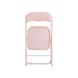 SILLA PLEGABLE PVC ROSA