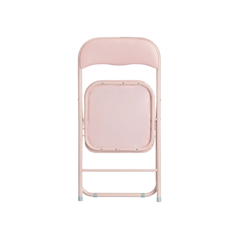 CHAISE PLIANTE PVC ROSE