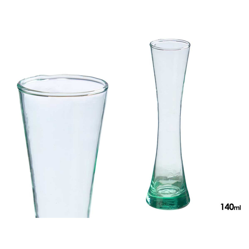 VASE POUR VIOLETTES VERRE RECYCLÉ CYLINDRE 180ML