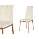 WHITE CHAIR WOOD COLOUR LEGS