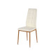 SILLA BLANCA PATAS COLOR MADERA