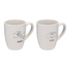 TAZZA IN PORCELLANA 350 ML LINEA MANI ASSORT 2