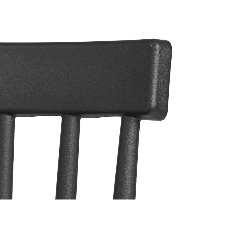 SILLA BARRAS NEGRA