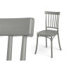 SILLA BARRAS GRIS