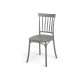 SILLA BARRAS GRIS