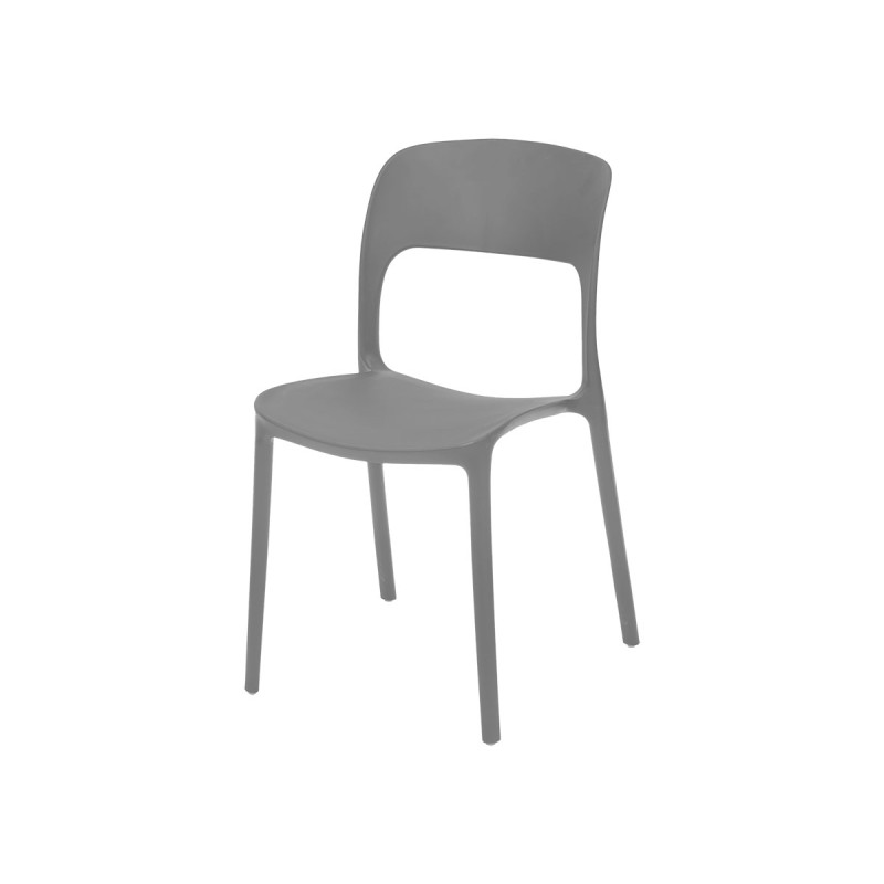 SILLA RESPALDO GRIS