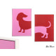 TABLEAU DOG ASSORT 2 50X70CM
