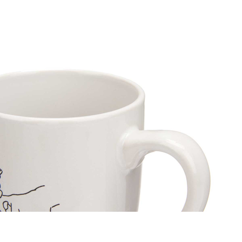 TAZZA IN PORCELLANA 350 ML LINEA MANI ASSORT 2