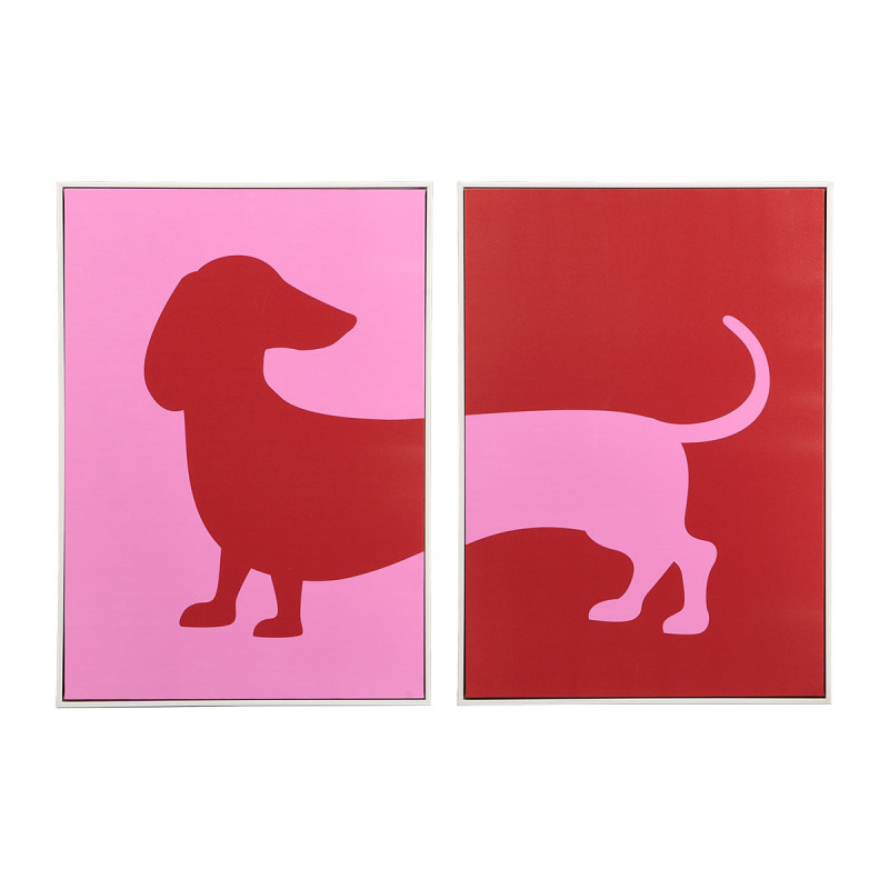 CUADRO PERRO SURT 2 50X70CM