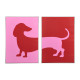 CUADRO PERRO SURT 2 50X70CM