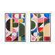 CUADRO ABSTRACTO COLOR SURT 2 50X70CM