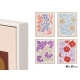 QUADRO FLORES SORT 4 40X50CM