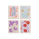 CUADROS FLORES SURT 4 40X50CM