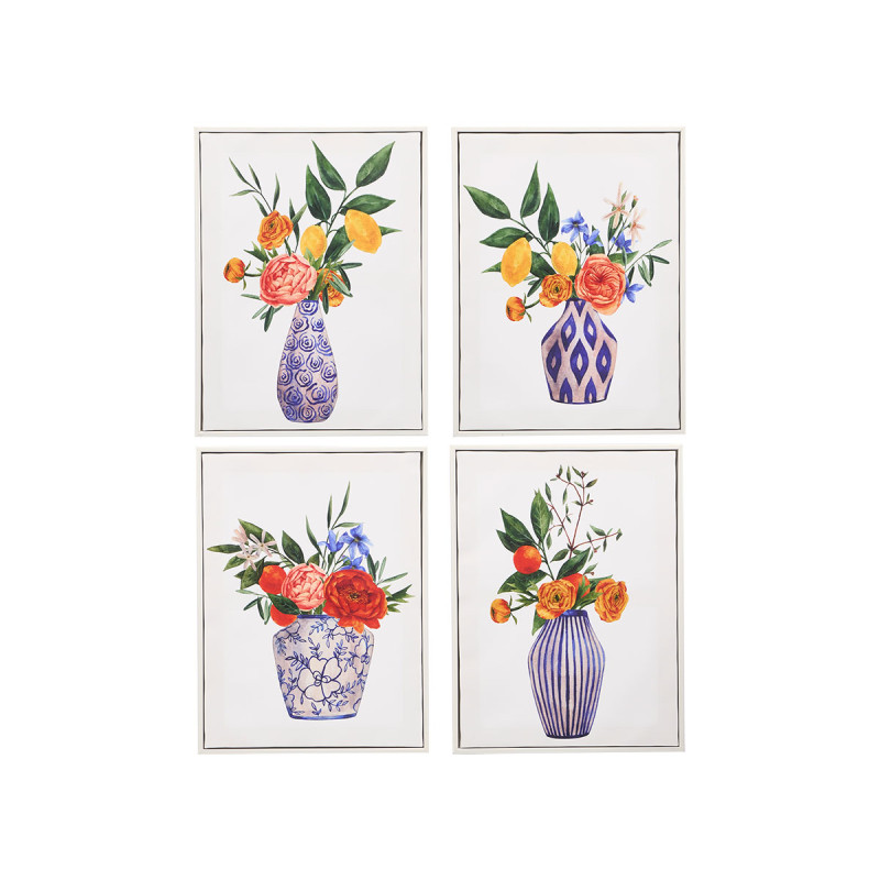 CUADRO JARRON AZUL SURT 4 30X40CM