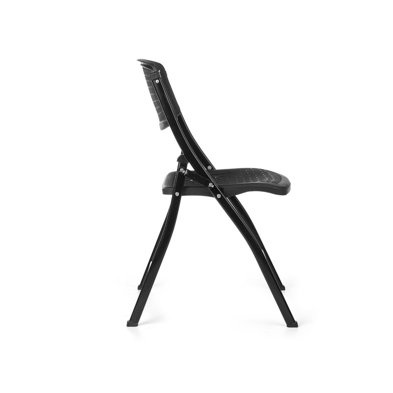 SILLA PLEGABLE NEGRA