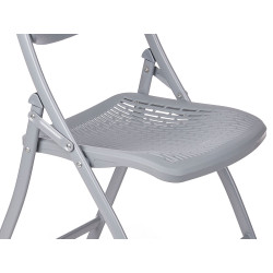 SILLA PLEGABLE GRIS