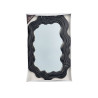 ESPEJO PLASTICO FORMA NEGRO 45CM