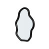 ESPELHO MOLDADO EM PLÁSTICO PRETO 72CM
