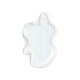 MIROIR EN PLASTIQUE BLANC FORME 80CM