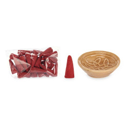 30 CONES INCENSO SUPORTE 6 AROMAS SORT