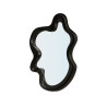 ESPEJO PLASTICO FORMA NEGRO 80CM