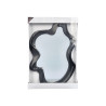 ESPEJO PLASTICO FORMA NEGRO 80CM