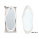 MIROIR DE FORME EN PLASTIQUE BLANC 120CM