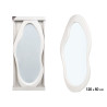 ESPEJO PLASTICO FORMA BLANCO 120CM