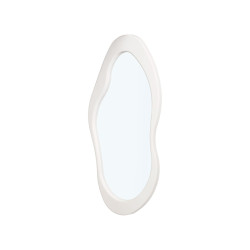 ESPEJO PLASTICO FORMA BLANCO 120CM