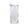 ESPEJO PLASTICO FORMA BLANCO 120CM