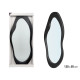 MIROIR DE FORME EN PLASTIQUE NOIR 120CM