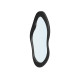MIROIR DE FORME EN PLASTIQUE NOIR 120CM