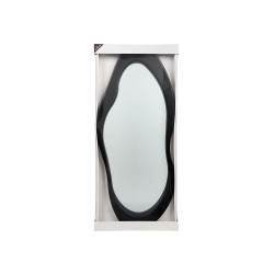 ESPELHO EM FORMA DE PLÁSTICO PRETO 120CM