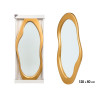 GOLD SHAPED PLASTIC MIRROR 120CM