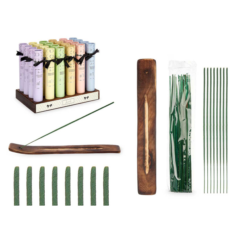 30 BÂTONS D'ENCENS SUPPORT TUBE ASSORT 