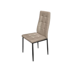 HIGH BACK GREY LEATHER CHAIR