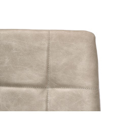 HIGH BACK GREY LEATHER CHAIR