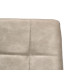 SILLA RESPALDO ALTO CUERO GRIS