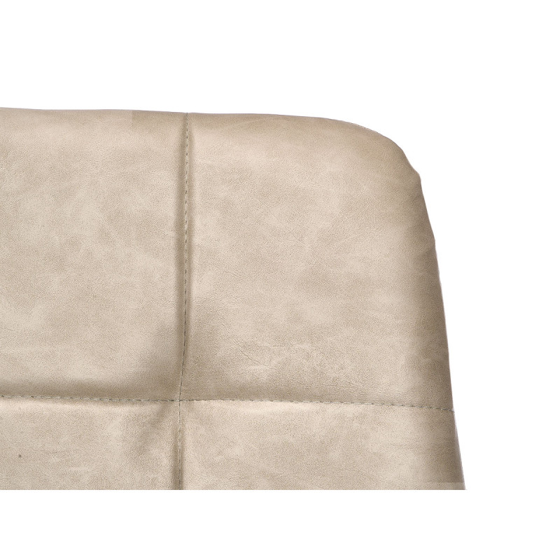 SILLA ANCHA CUERO GRIS