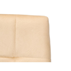 CHAIR HIGH BACK VELVET BEIGE 