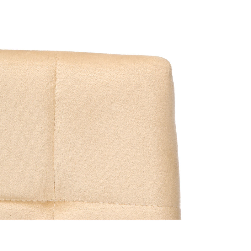SILLA RESPALDO ALTO TERCIOPELO BEIGE