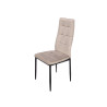 CHAIR HIGH BACK VELVET GREY