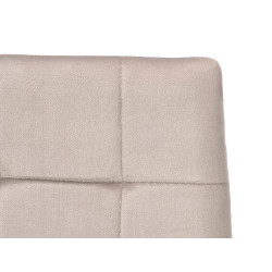 CHAIR HIGH BACK VELVET GREY