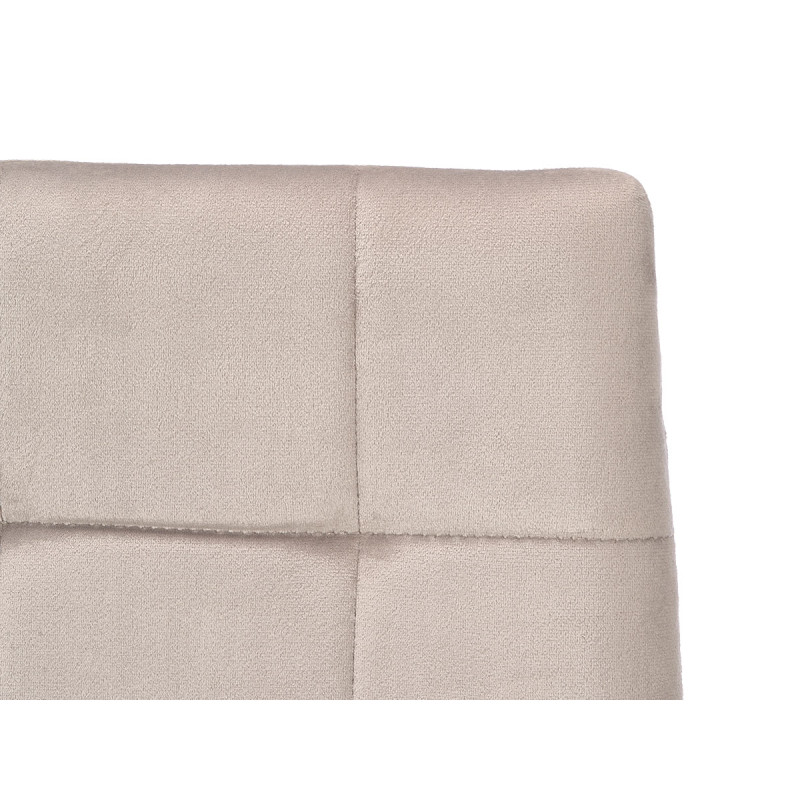 SILLA RESPALDO ALTO TERCIOPELO GRIS