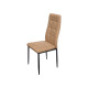 CHAISE À DOSSIER HAUT EN TOILE BEIGE