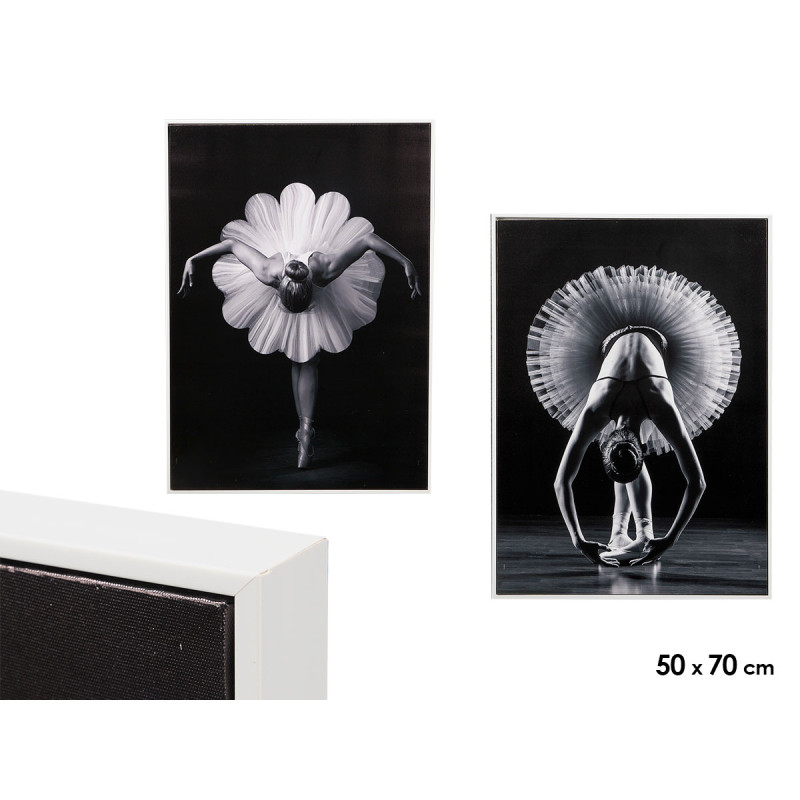 QUADRO TELA CORNICE BALLETTO ASS 2 50X70
