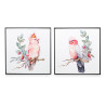 BLACK CANVA FRAME BIRD ASSORTED 2