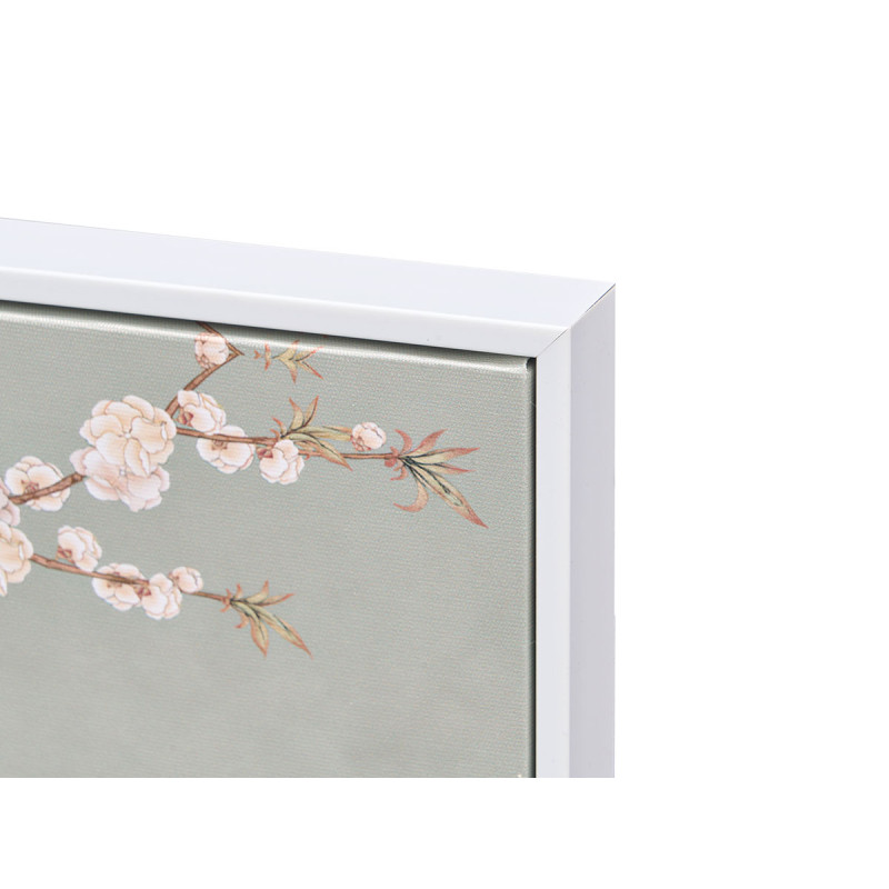 WHITE CANVA FRAME BRANCH ALMOND ASSORTED 2