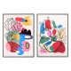 BLACK CANVA FRAME MULTICOLOR 50X70 ASSORTED 2