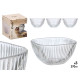 SET 3 CUENCO APERITIVO RAYAS 270ML